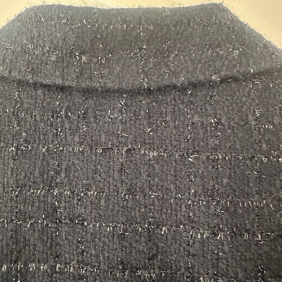 Sag Harbor Petite Black Sparkly Blazer Size 14 Petite - Picture 5 of 5